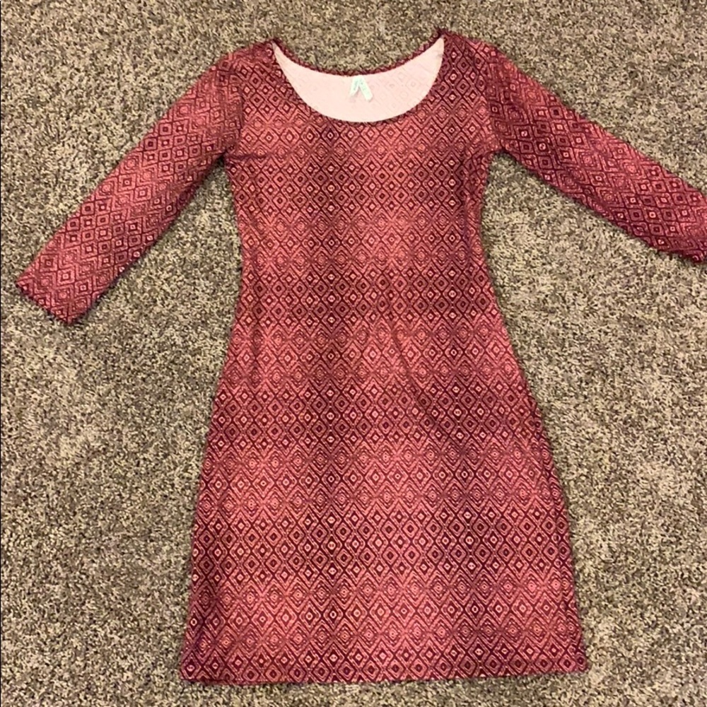 Tight Fit Maroon Dress